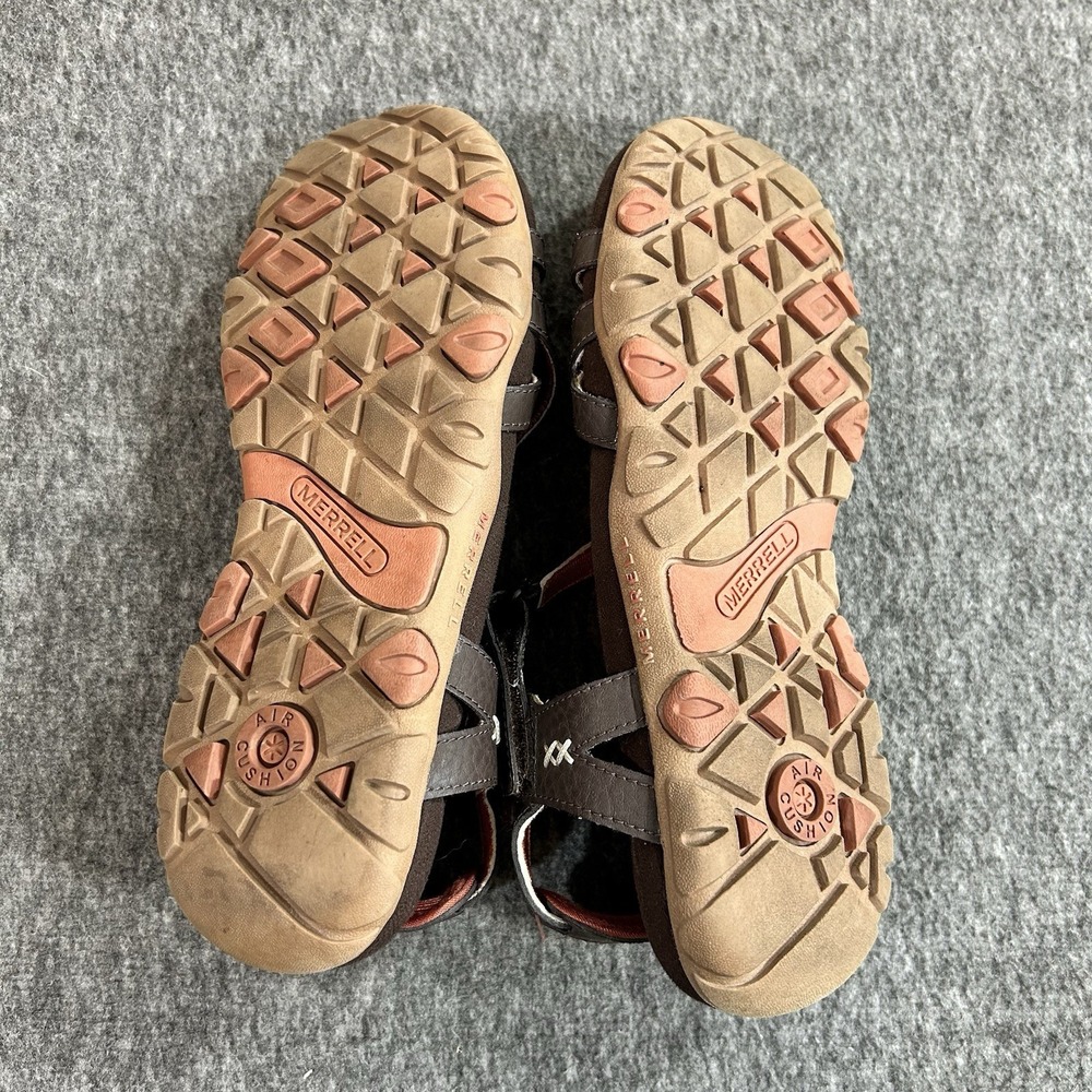 Merrell Sandspur Rose Outdoor Leather Sandal Cocoa Coral Women's Size 8 - Picture 7 of 10
